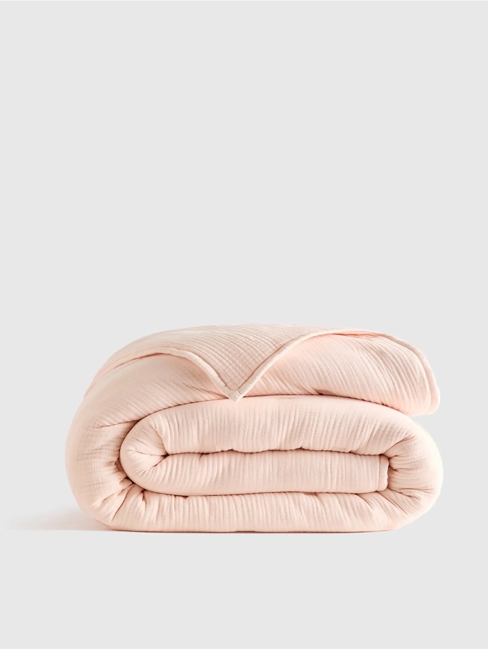 Organic Cotton Gauze Dream Quilt, King/Cal King, Soft Pink